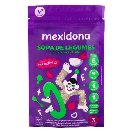 Imagem de Kit 8Und Sopa De Legumes Brocolis E Letrinhas Mexidinha 90G