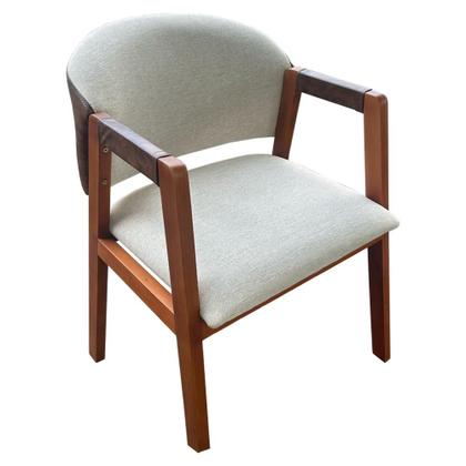 Imagem de Kit 8x Cadeira Ana Sala de Jantar Cozinha Escritório Em Linho Com Encosto Wisk Várias Cores  Flex Decor