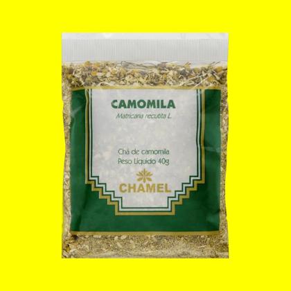 Imagem de Kit 8x Chá Pacote Camomila Flores 40g - CHAMEL