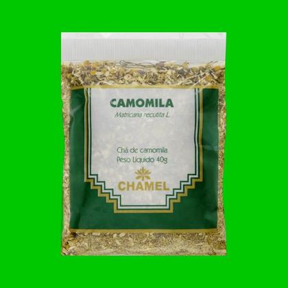 Imagem de Kit 8x Chá Pacote Camomila Flores 40g - CHAMEL