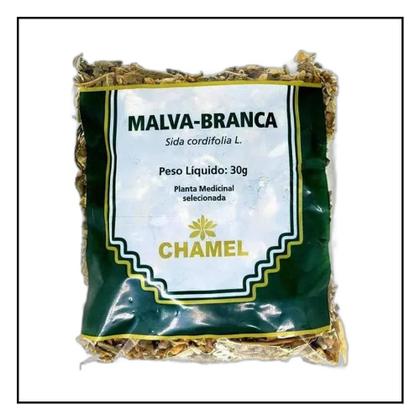Imagem de Kit 8x Chá Pacote Malva Branca Folhas 30g - CHAMEL