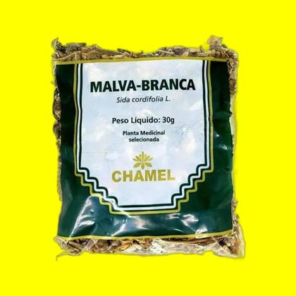 Imagem de Kit 8x Chá Pacote Malva Branca Folhas 30g - CHAMEL