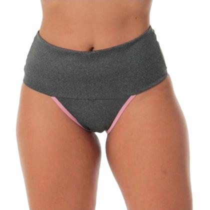 Imagem de Kit 9 Calcinha Modeladora Fitness Cós Alto Feminina Compressão Abdominal Segura Barriga Microfibra