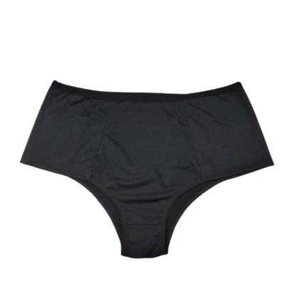 Imagem de Kit 9 Calcinhas Sortidas Cós Alto Pala Dupla Plus Size Forro Algodão Feminina Confortável Adulto