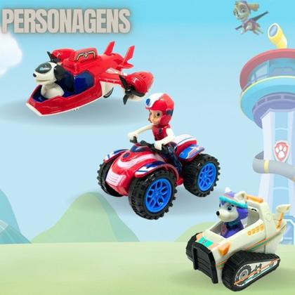 Imagem de Kit 9 Carrinhos Patrulha Canina Fricção Brinquedos Coleção Envio Imediato