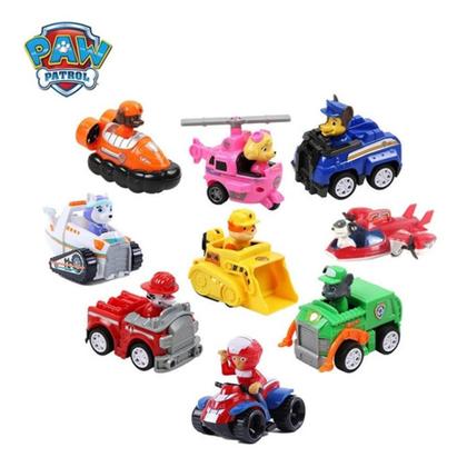 Imagem de Kit 9 Carrinhos Patrulha Canina Fricção Brinquedos Coleção Envio Imediato