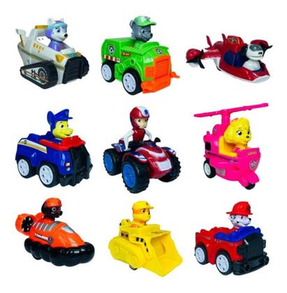 Imagem de Kit 9 Carrinhos Patrulha Canina Fricção Brinquedos Coleção Envio Imediato