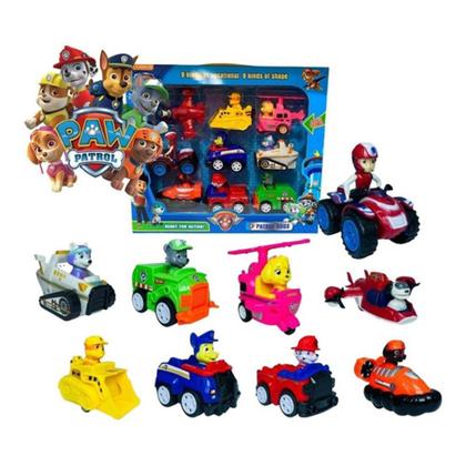Imagem de Kit 9 Carrinhos Patrulha Canina Fricção Brinquedos Coleção Envio Imediato