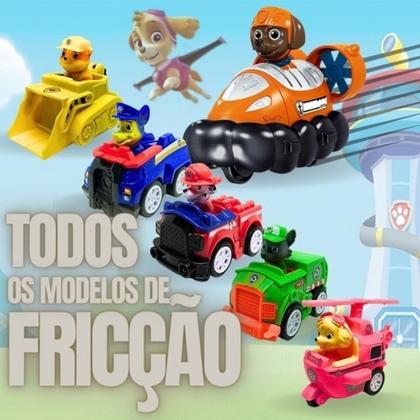 Imagem de Kit 9 Carrinhos Patrulha Canina Fricção Brinquedos Coleção
