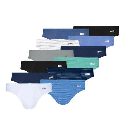 Imagem de Kit 9 Cuecas Básicas Slip  Lupo Algodão 515