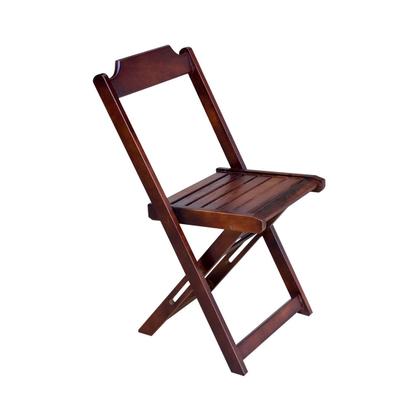 Imagem de Kit 9 Jogos de Mesa Dobravel com 4 Cadeiras de Madeira 120x70 para Restaurante e Bar - Imbuia