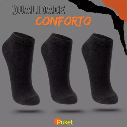 Imagem de Kit 9 Meia Puket Escolar Cano Curto Dia A Dia Festas Eventos