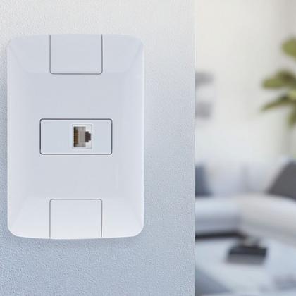 Imagem de Kit 9 Módulo Aria Rede De Dados Rj45 Cat6 Tramontina