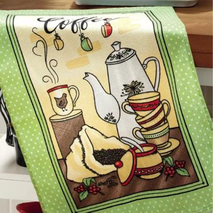 Imagem de Kit 9 Panos de Copa Felpudo Estampado Dohler Sortido