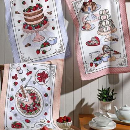 Imagem de Kit 9 Panos de Copa Felpudo Estampado Dohler Sortido