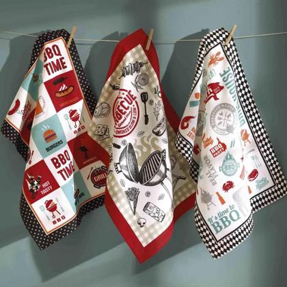 Imagem de Kit 9 Panos de Copa Felpudo Estampado Dohler Sortido