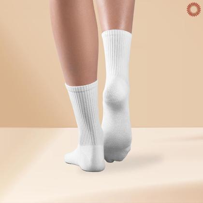 Imagem de Kit 9 Pares Meia Cano Longo Academia Fitness Respirável