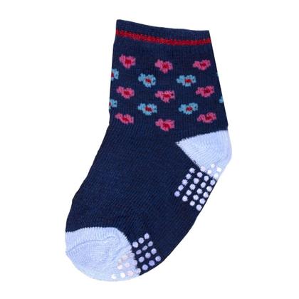 Imagem de Kit 9 Pares Meia Infantil Bebe Antiderrapante Menino 0 A 24