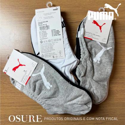 Imagem de Kit 9 Pares Meias Puma Sapatilha Algodão Cano Baixo Meia Soquete Adulto Masculino Feminino Original