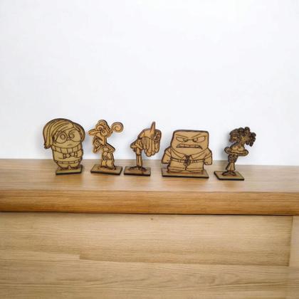 Imagem de Kit 9 personagens em mdf