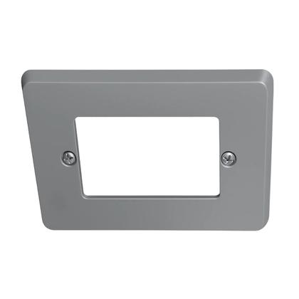 Imagem de Kit 9 Placa Espelho 4x2 Cinza Silentoque 8503 Pial