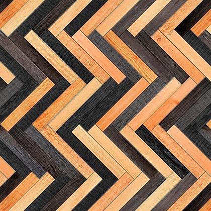 Imagem de Kit 9 Rolos Papel De Parede Adesivo Taco De Madeira 3,0M