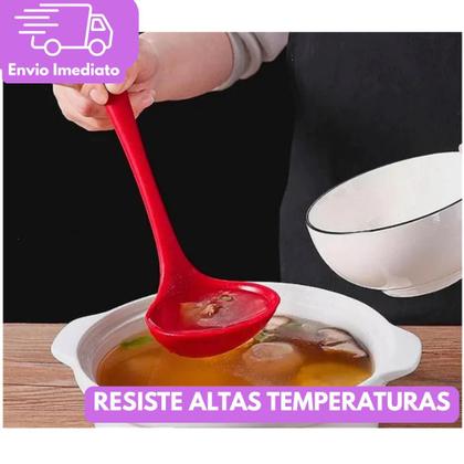 Imagem de Kit 9 Utensílios de Silicone Cozinha Profissional 3 Escumadeira 3 Concha 3 Colher Resistentes