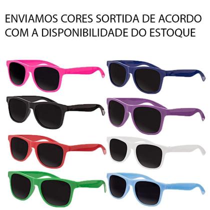 Imagem de Kit 90 Unidades Óculos Para Festa Lentes