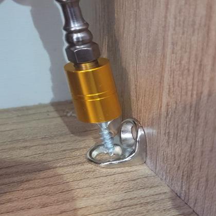 Imagem de Kit 900 Cantoneiras Maciça 2 Furos 13x13mm Zamac Prateleira