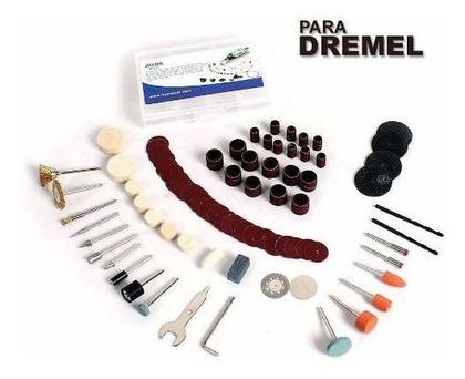 Imagem de Kit 92 Pecas Ferramentas E Acessórios Para Micro Retifica
