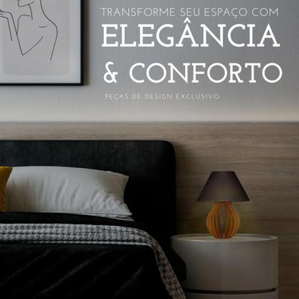 Imagem de Kit Abajur Luminária De Mdf Para Mesa/Quarto Luminária Mesa