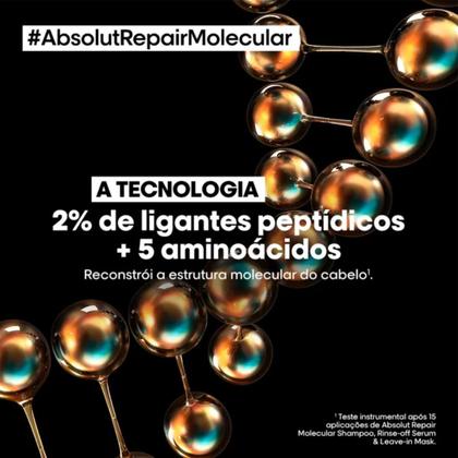 Imagem de Kit Absolut Repair Molecular Sh 250ml + Leave-in 100ml + Sérum 250ml + Masc 250ml