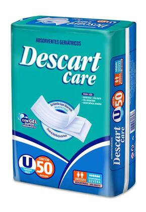 Imagem de Kit Absorvente Geriátrico Descart Care Tamanho Único - 100 Unidades