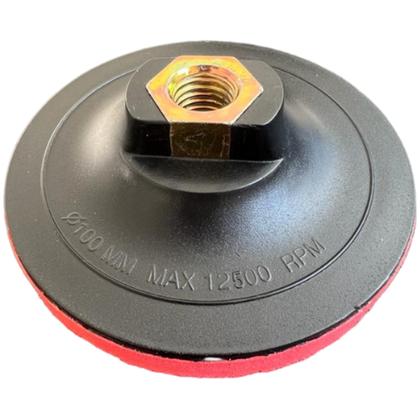 Imagem de Kit Acabamento 45 Graus Porcelanato Lixa Diamantada 100 + Rebolo Cônico 120 + Suporte C/ Adaptador