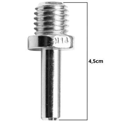 Imagem de Kit Acabamento Porcelanato Com Suporte + Adaptador + Lixa Grão 3000 + Rebolo Grão 120 + Disco de Corte