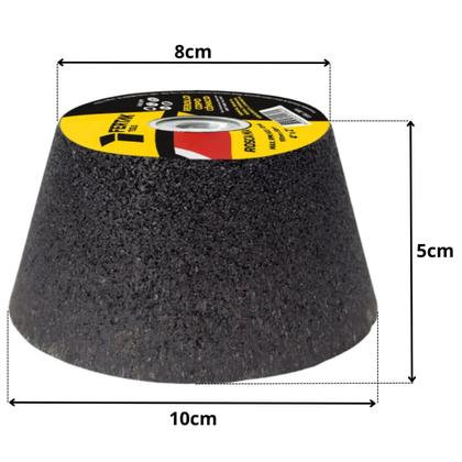 Imagem de Kit Acabamento Porcelanato Com Suporte + Adaptador + Lixa Grão 3000 + Rebolo Grão 120 + Disco de Corte