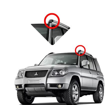 Imagem de Kit Acabamento Rack De Teto Longarina 4 Peças Pajero/Sport