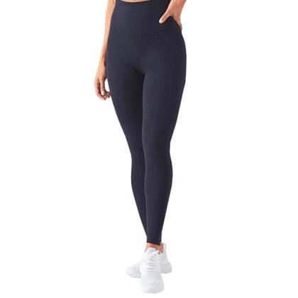 Imagem de Kit Academia Blusa Feminina e Calça Legging Cós Alto Lisa Suplex Sem transparência Funcional Caminha