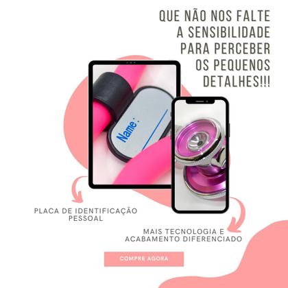 Imagem de Kit Academico Enfermagem Aparelho Pressao Estetoscopio Multi PAMED
