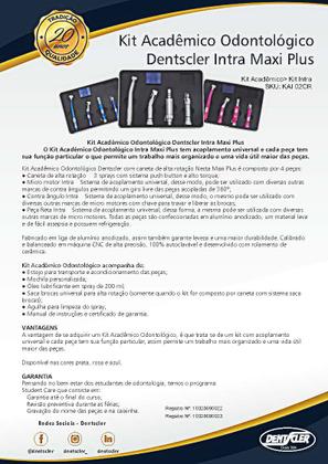 Imagem de Kit Acadêmico Necta Maxi Plus III  Push Button, Intra, 3 Sprays Cor: Rosa