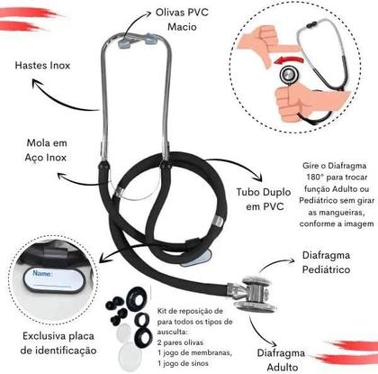 Imagem de Kit Acadêmico Para Enfermagem PAMED Com Oxímetro E Estojo