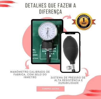 Imagem de Kit Acadêmico Para Enfermagem Premium Com Oxímetro E Estojo