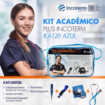 Imagem de Kit Acadêmico Plus Ka120 Azul Incoterm