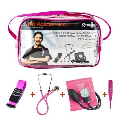 Imagem de Kit Acadêmico Plus KA120 Plus Pink Incoterm