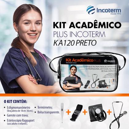 Imagem de Kit Acadêmico Plus Ka120 Preto Incoterm