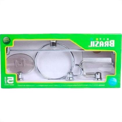 Imagem de Kit Aces.P/Wc Brasil Cr/Fume  5Pc