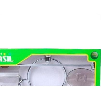 Imagem de Kit Aces.P/Wc Brasil Cr/Fume  5Pc