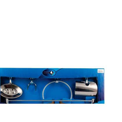 Imagem de Kit Aces.P/Wc Hidrolar Inox  5Pc