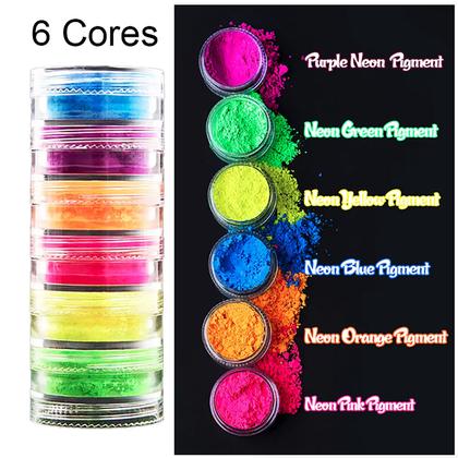 Imagem de Kit Acessório Fantasia: Tiara Molinha Maluca + Torre 6 Cores Sombra Neon - Carnaval Festa Balada