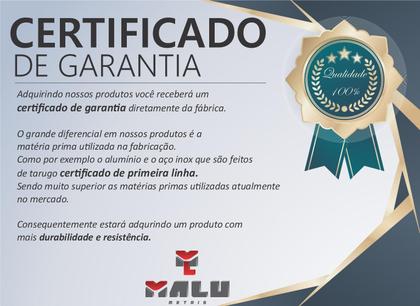 Imagem de Kit Acessório Para Banheiro Aço Inox 6 Peças Com Porta Shampoo Vidro Retangular Cód. 4610